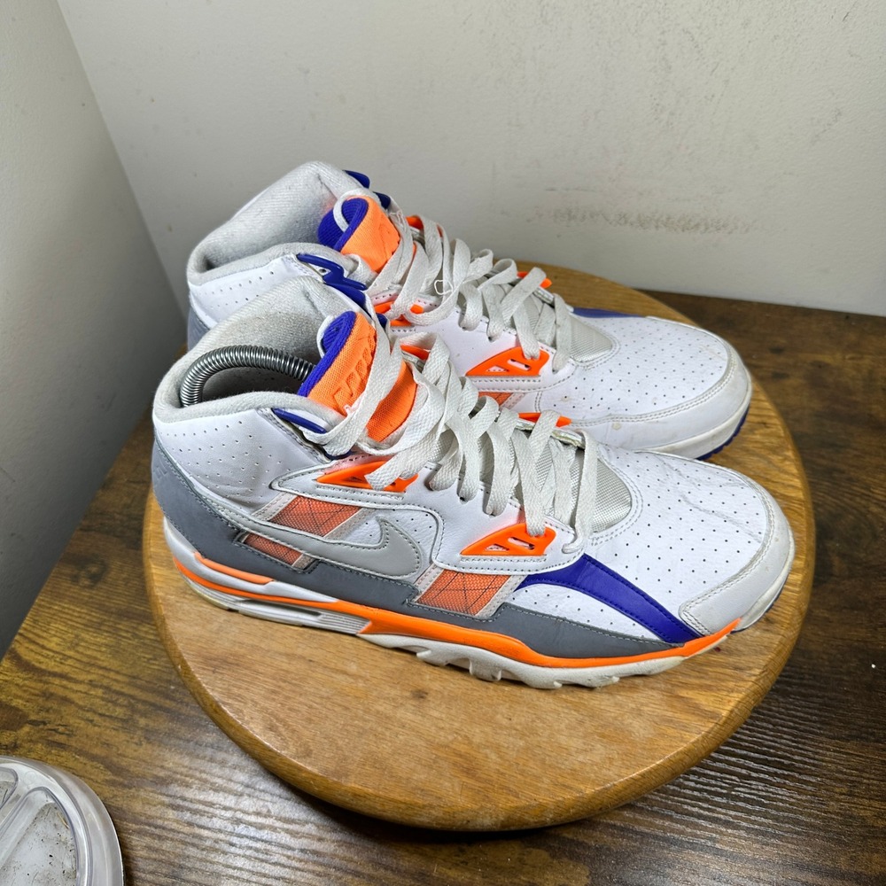 Nike Air Trainer SC High White Total Orange Concord DV2212-100 Mens 11